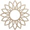 Ekena Millwork Daisy Wood Fretwork Pierced Ceiling Medallion, Red Oak, 16"OD x 5 5/8"ID x 3/8"T CMWP16X16X0375DARO - alternate 1
